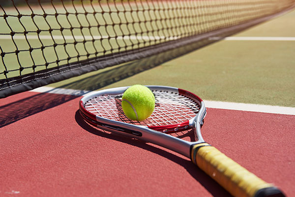 Entretien de courts de tennis